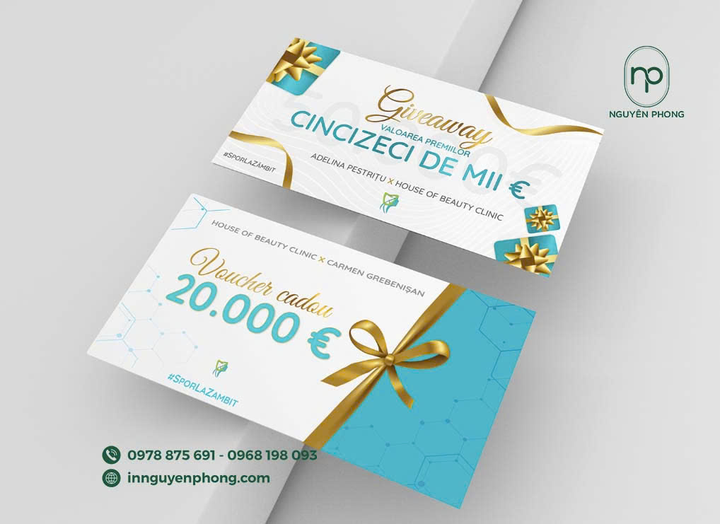 In voucher giá rẻ chất lượng cao
